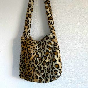 Crossbody cheetah bag